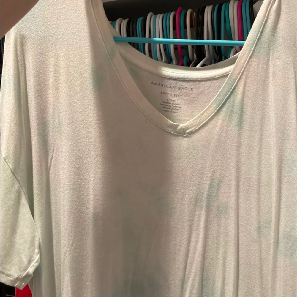 American eagle tye dye shirt